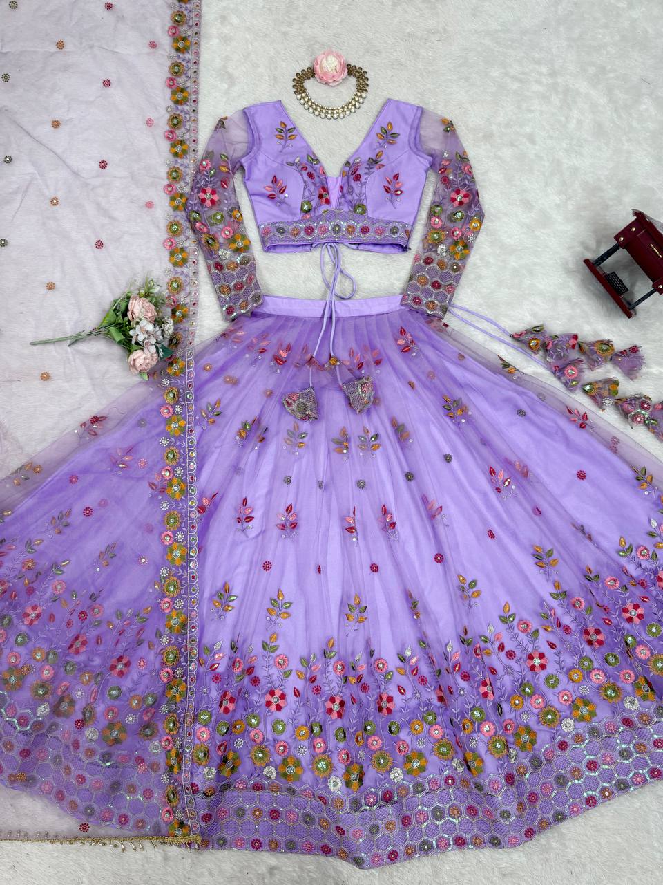 Lehengha Set With Choli