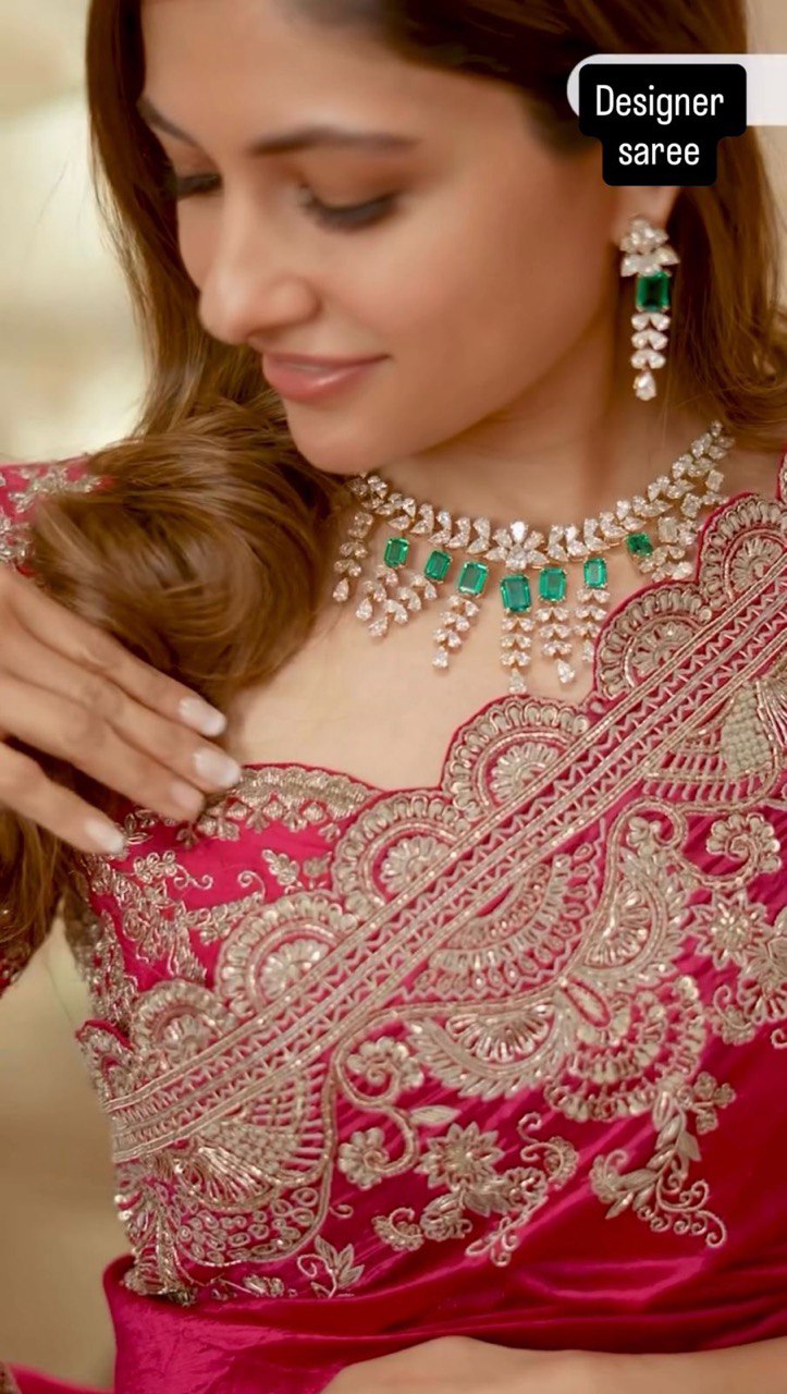 Red Saree Set | Krushi Life Style