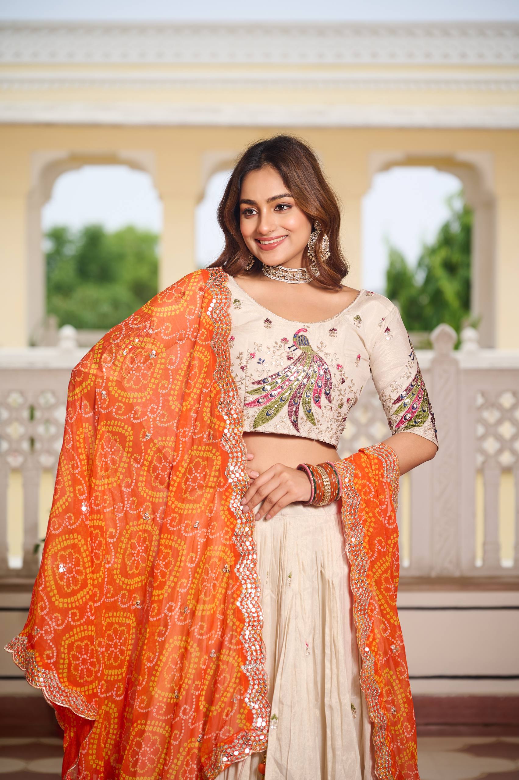 " Festival Lehenga Choli | Krushi Life Style "