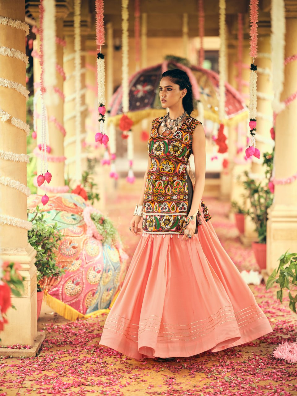 MODELING LEHENGA CHOLI SET | Krushi Life Style "