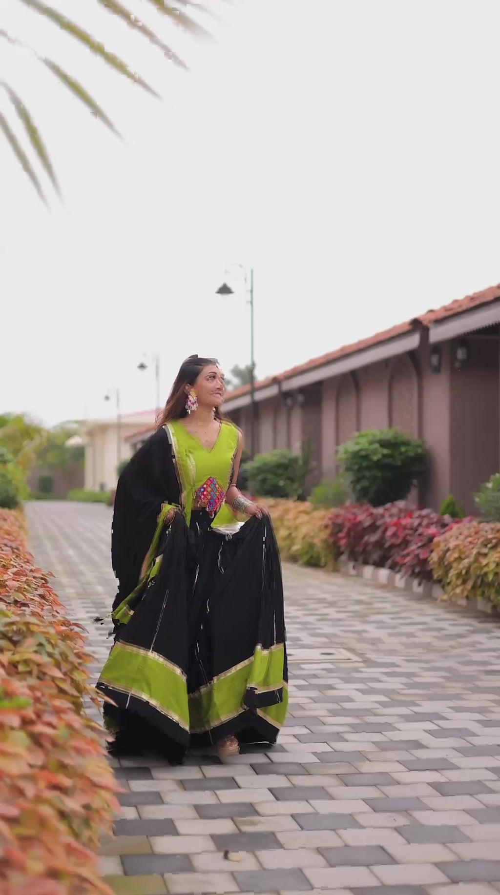 " Special Gamathi Work Lehenga choli | Krushi Life Style "