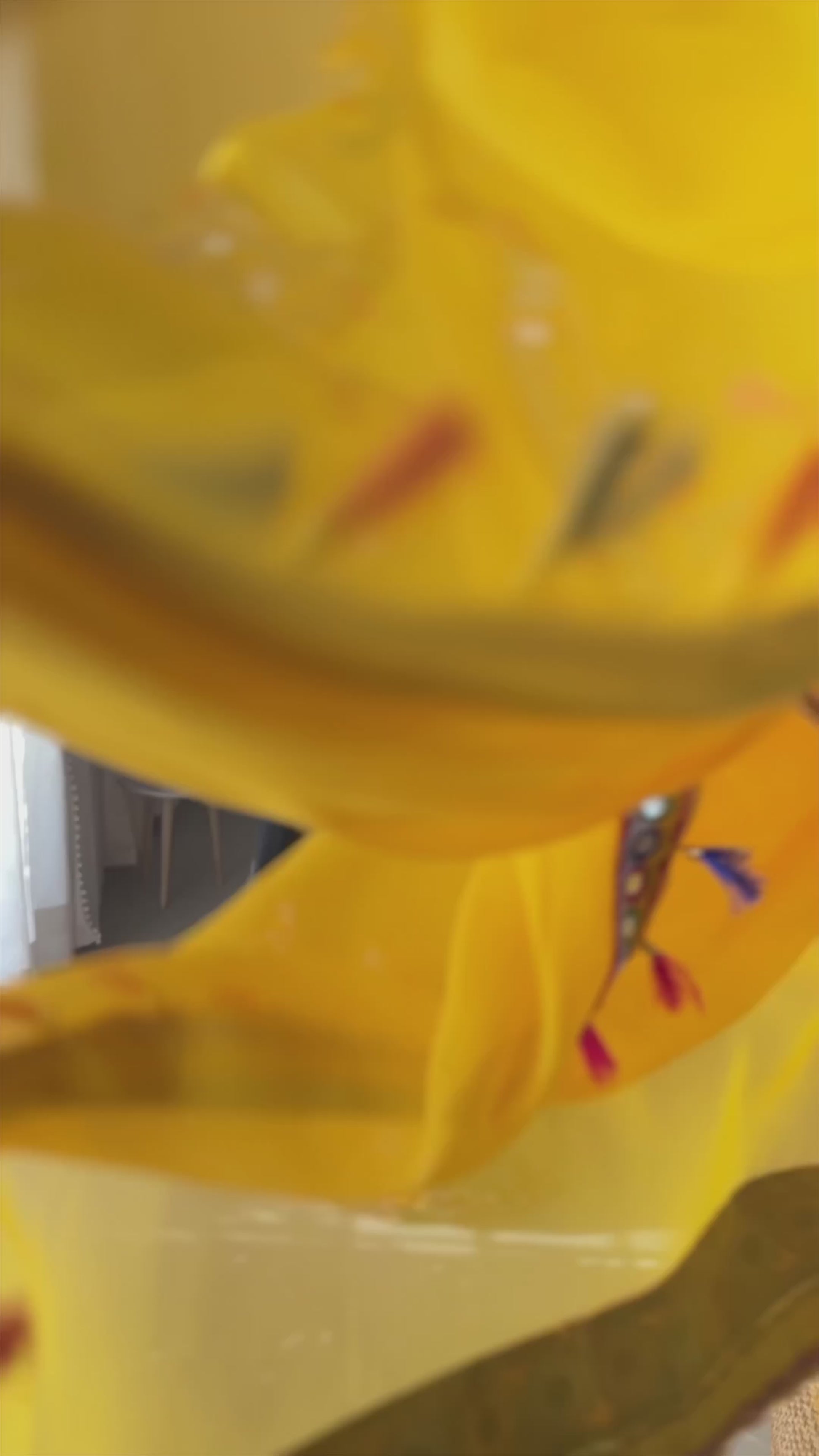 "Traditional Garba Dance Outfit – Vibrant Embroidered Lehenga Choli with Yellow Dupatta  | krushi life style