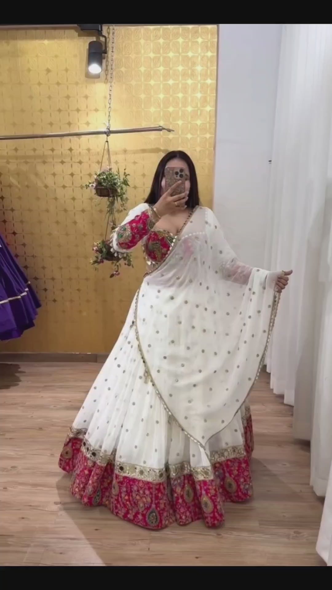 HERE, OUR EXCLUSIVE REAL MODELING LEHENGA, BLOUSE & DUPATTA SET | KRUSHI LIFE STTLE
