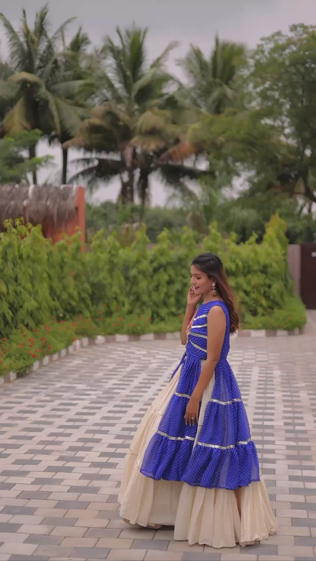Navratri Special Gamathi Work Lehenga choli | Krushi Life Style