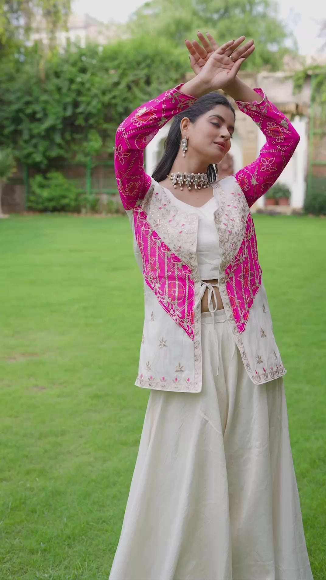 "New Festival badhrej koti & Plazza With choli | Krushi Life Style "