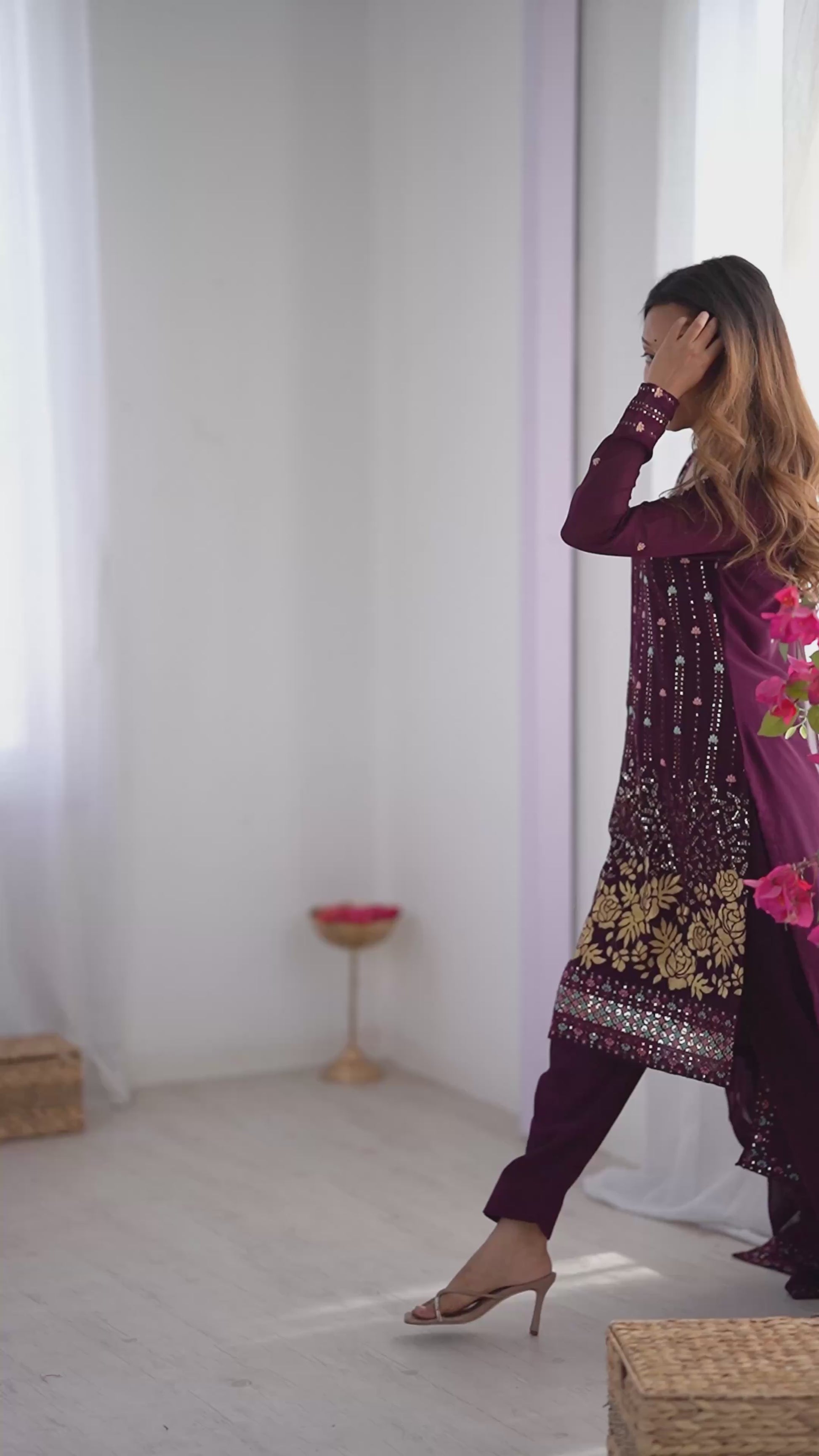 Luxury Embroidered Formal Suit – Festive Collection | Krushi Life Style