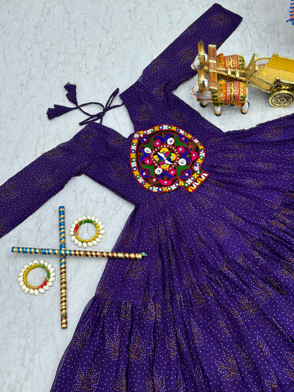 "New garba style gawn | Krushi Life style"