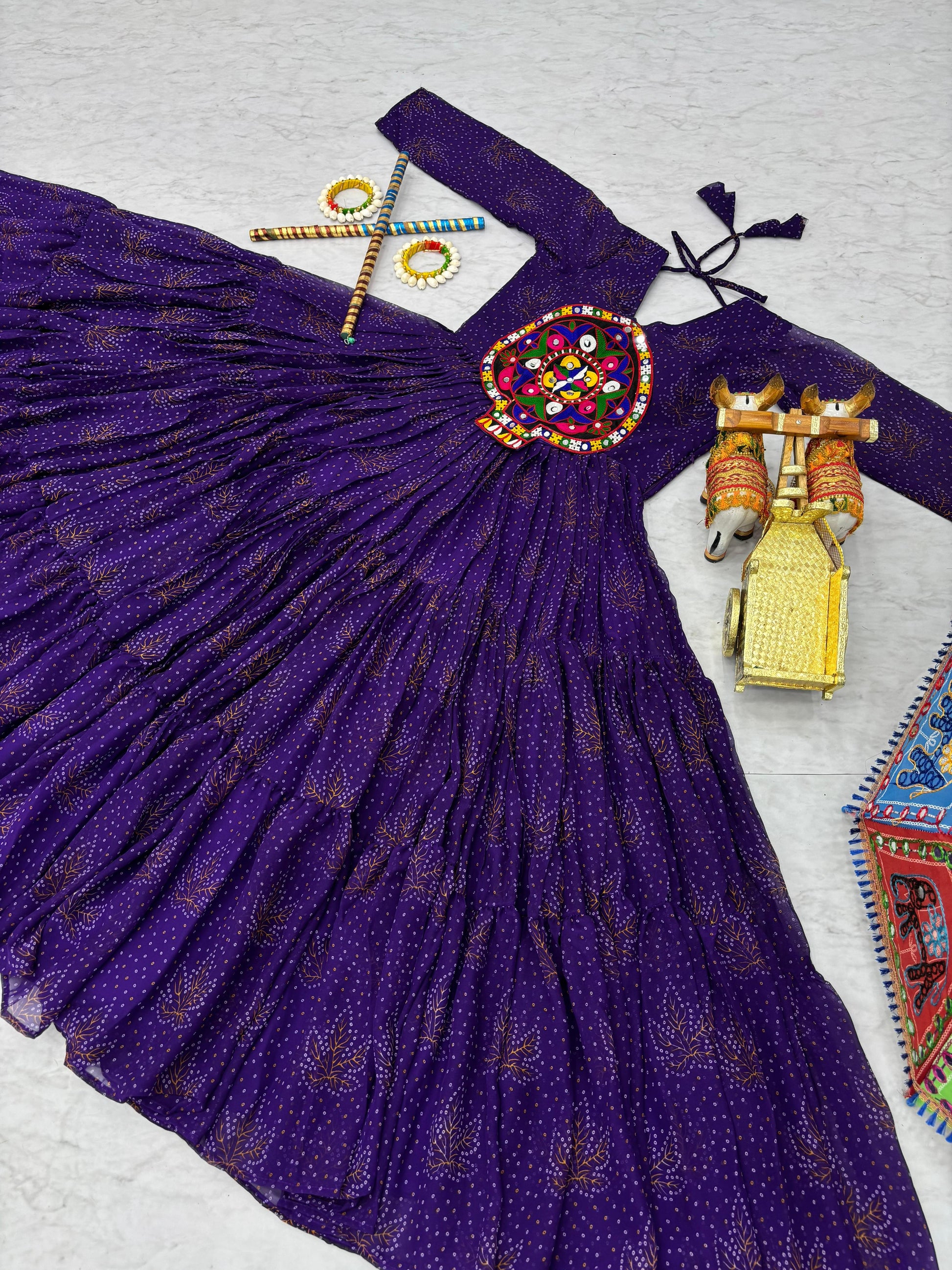 "New garba style gawn | Krushi Life style"