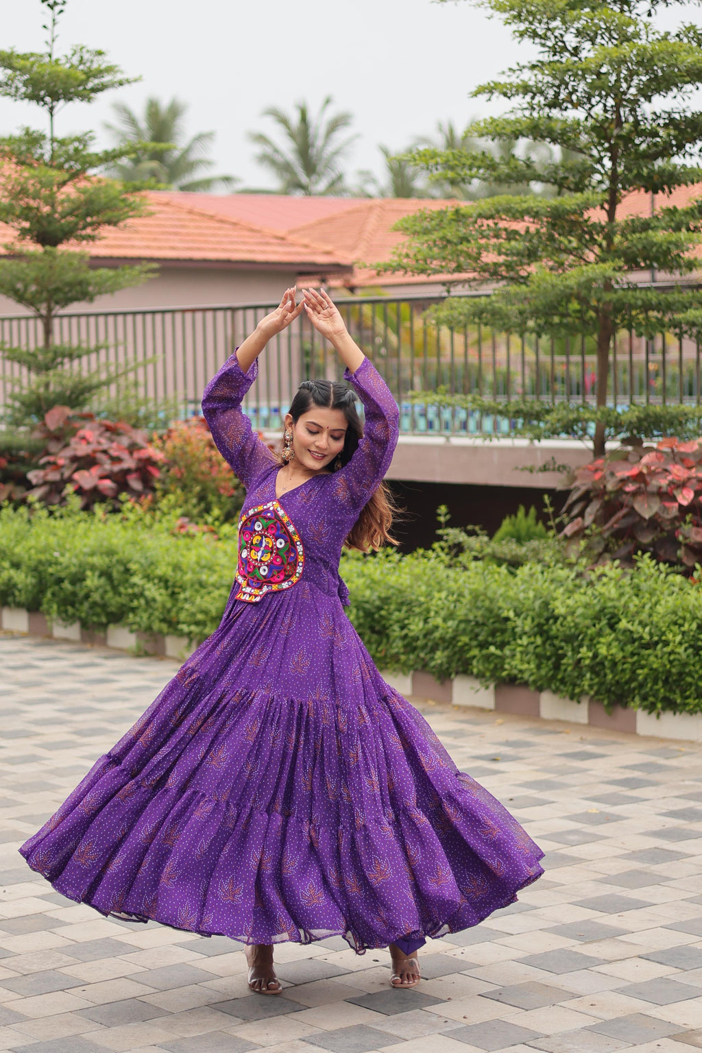 "New garba style gawn | Krushi Life style"