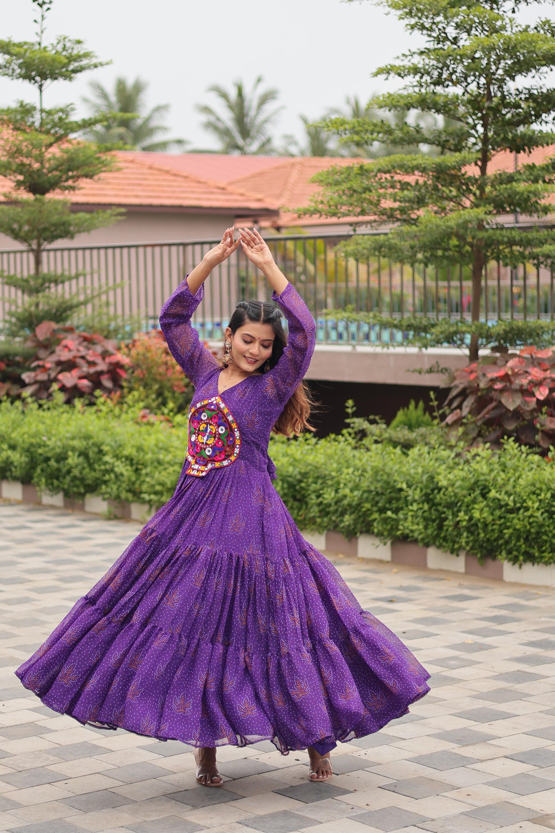 "New garba style gawn | Krushi Life style"