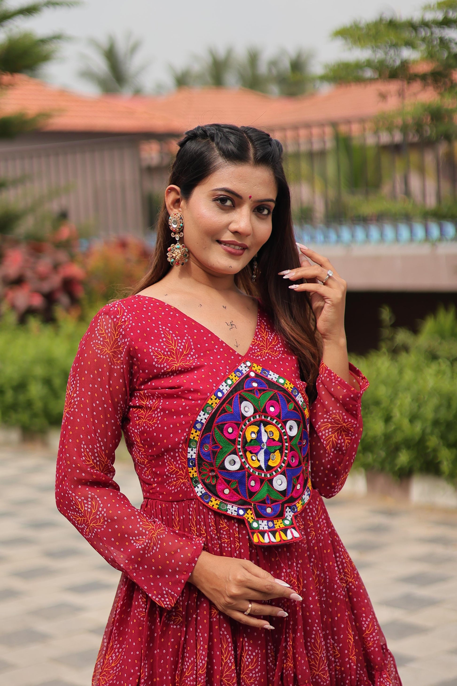 "New garba style gawn | Krushi Life style"