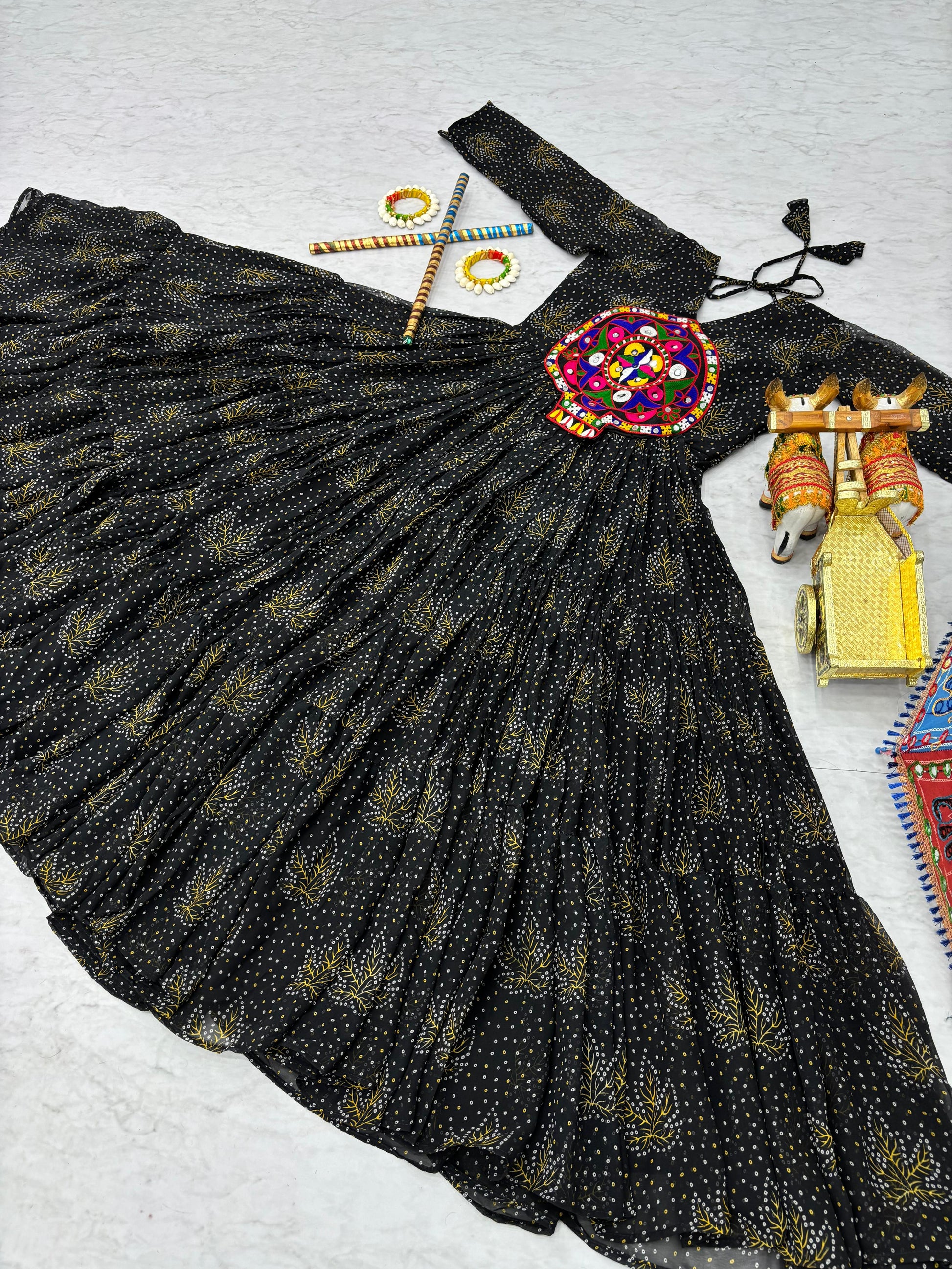 "New garba style gawn | Krushi Life style"
