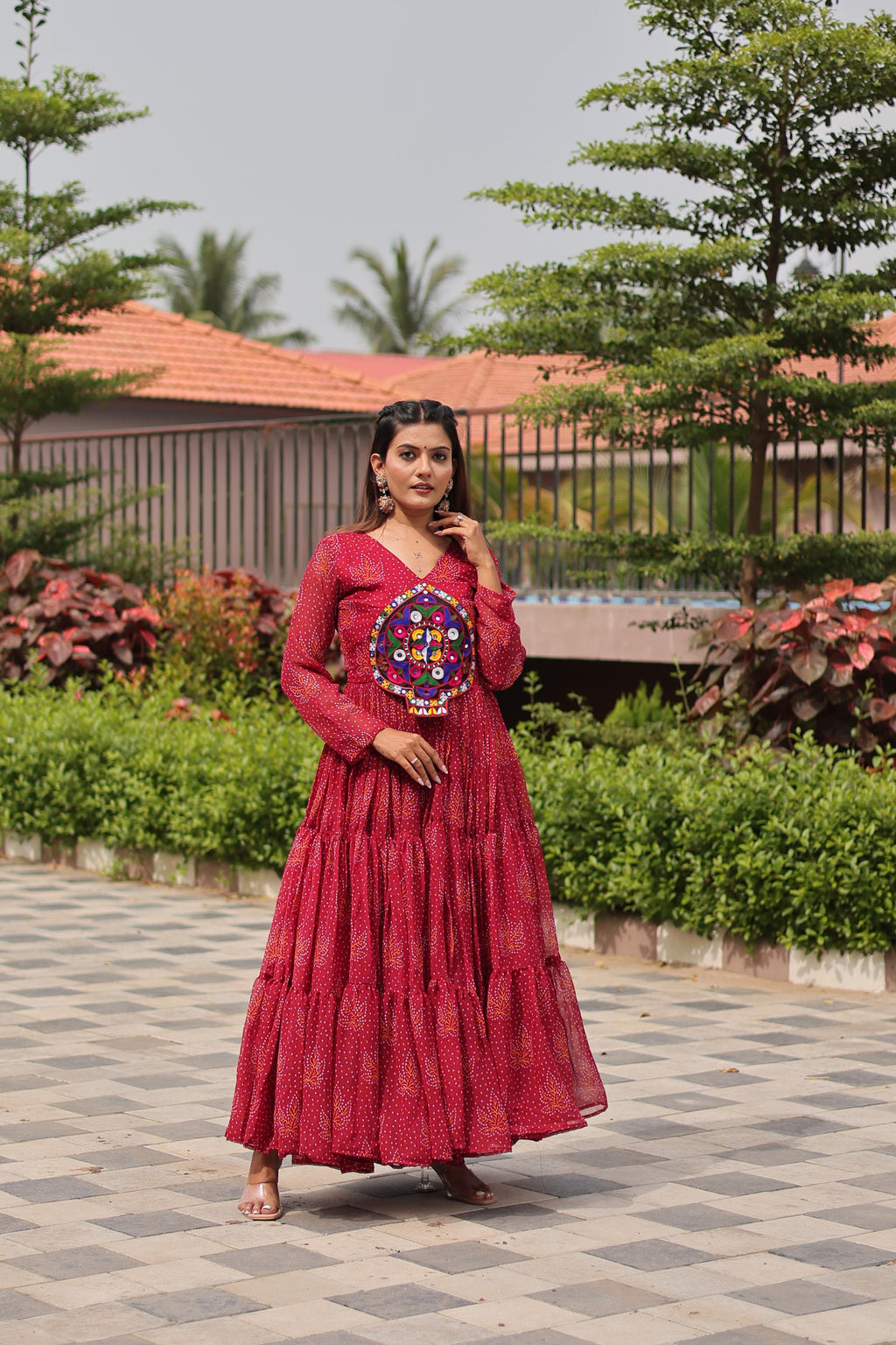 "New garba style gawn | Krushi Life style"