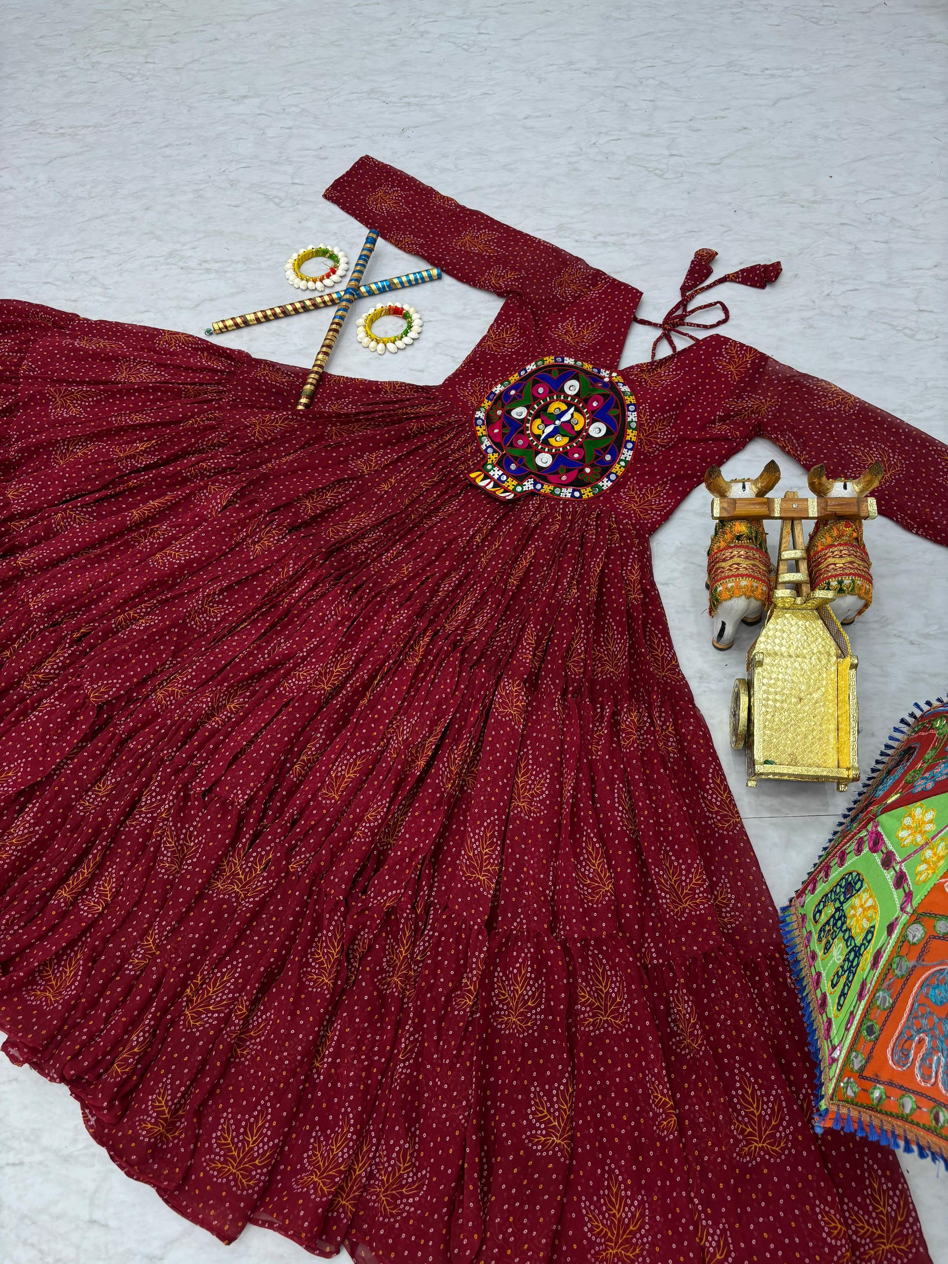 "New garba style gawn | Krushi Life style"
