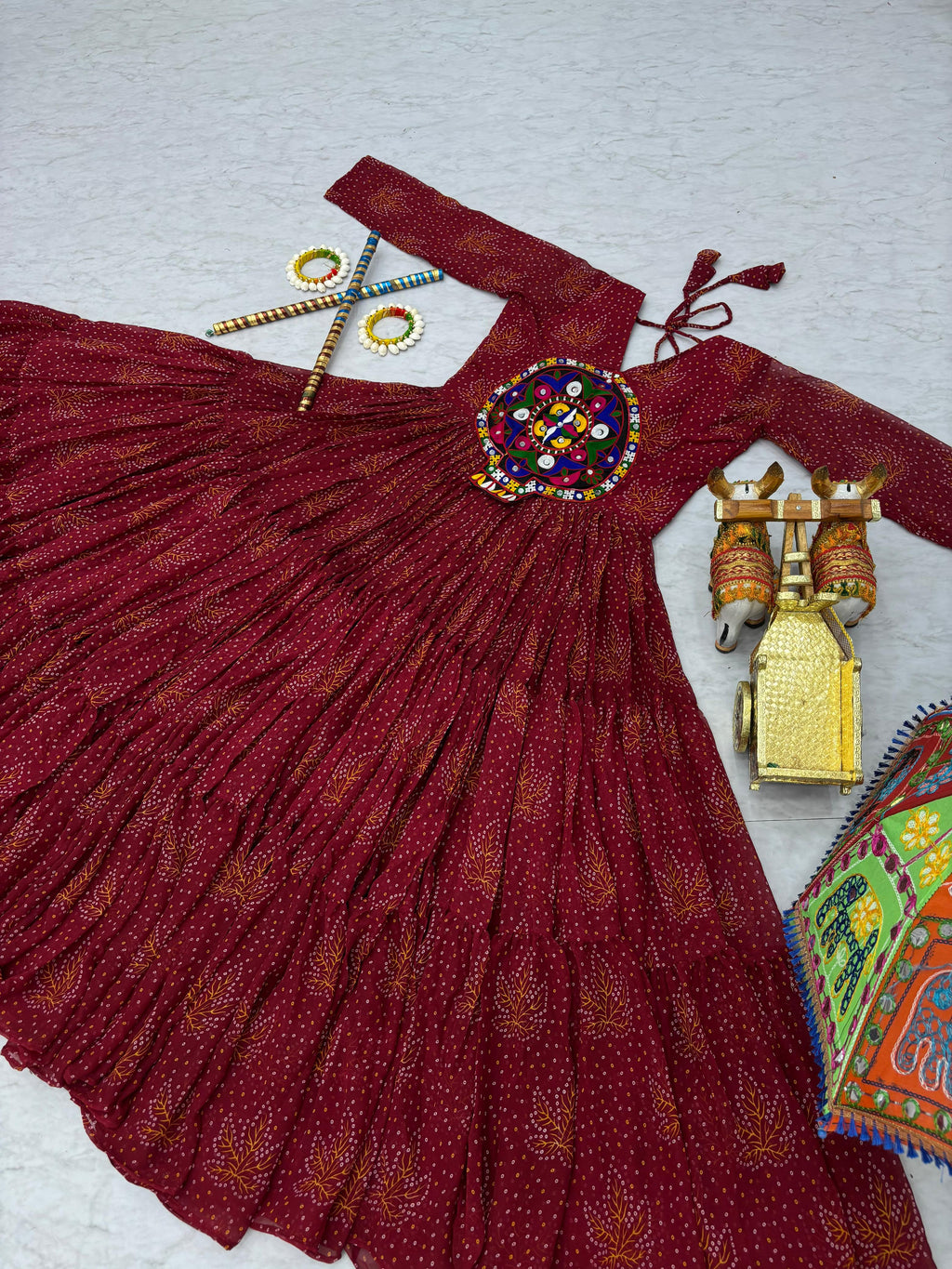 "New garba style gawn | Krushi Life style"
