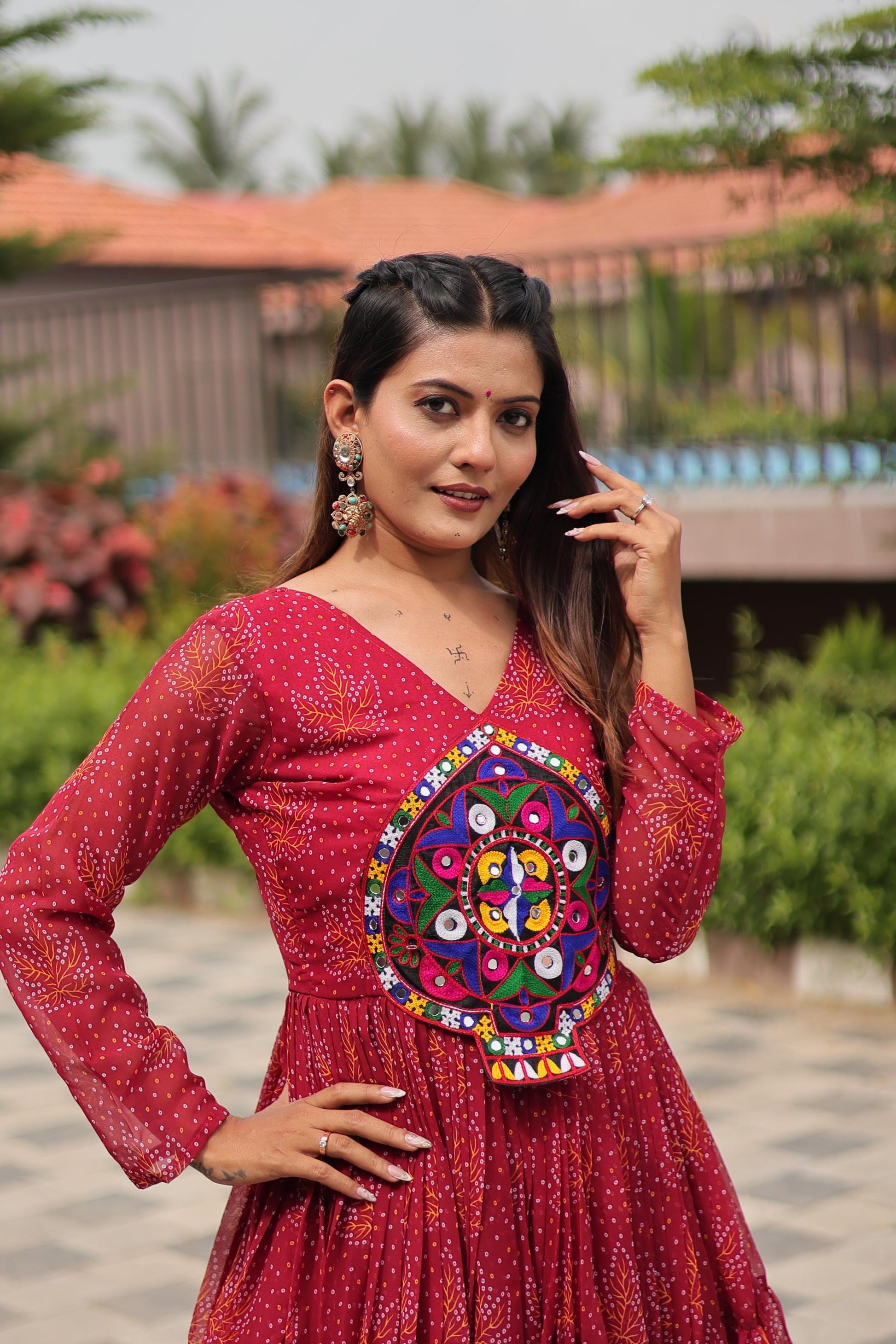 "New garba style gawn | Krushi Life style"