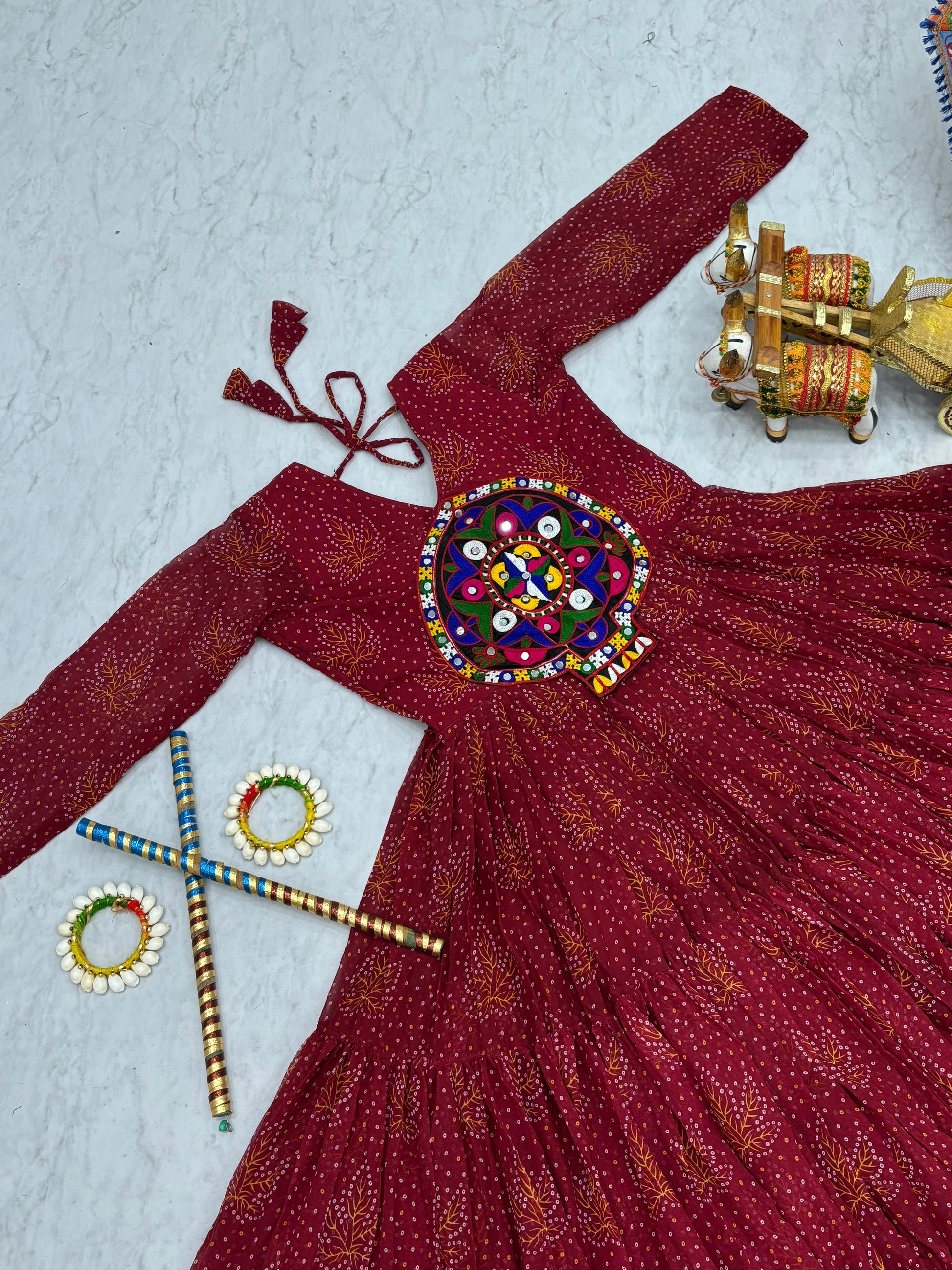 "New garba style gawn | Krushi Life style"