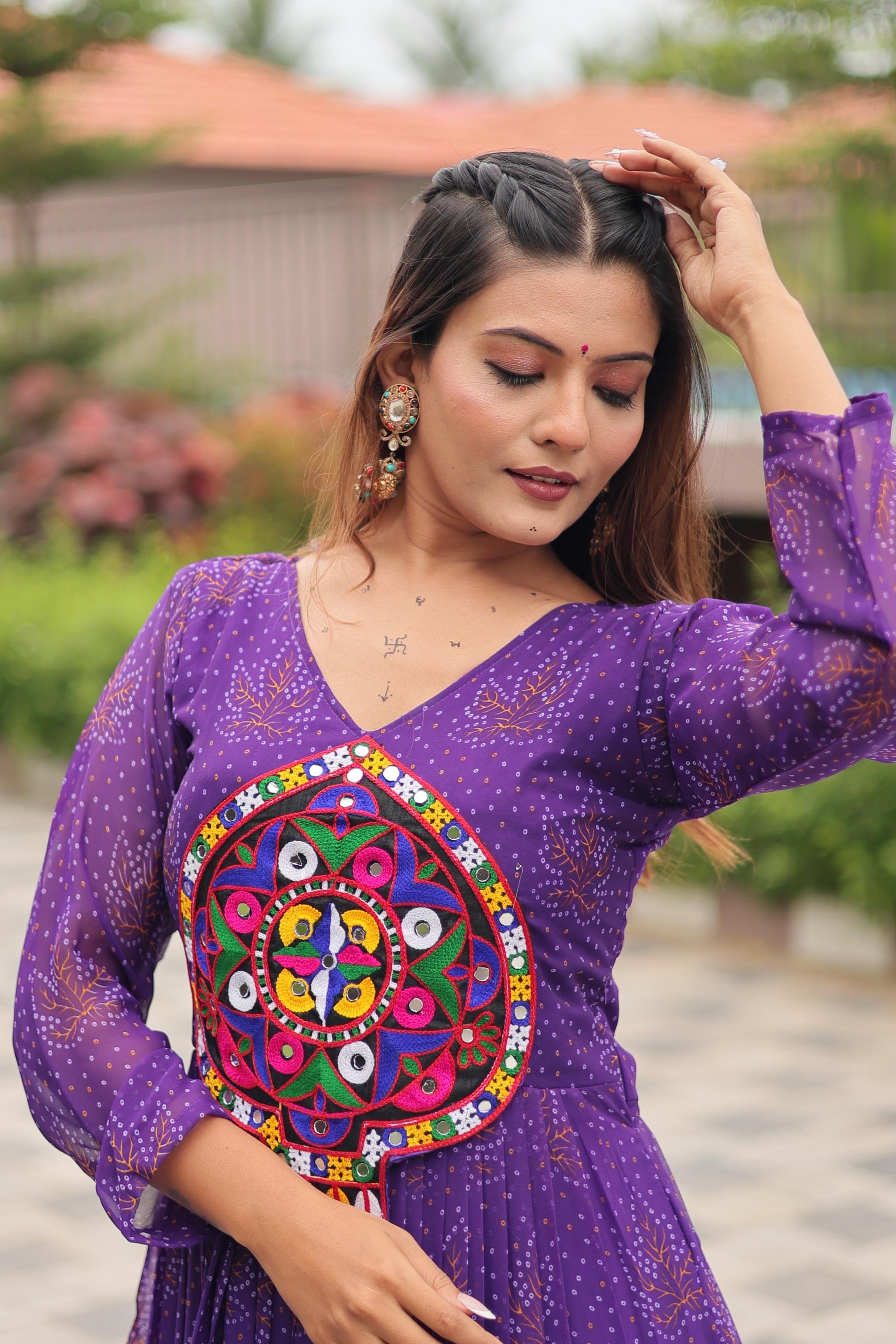 "New garba style gawn | Krushi Life style"