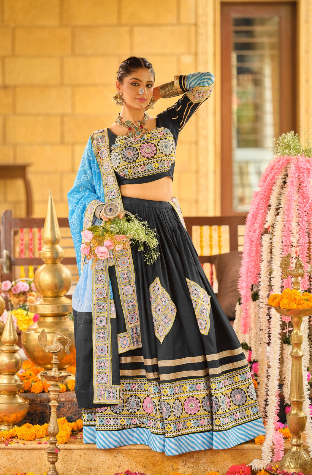 "New garba style Lehanga choli | Krushi Life style"