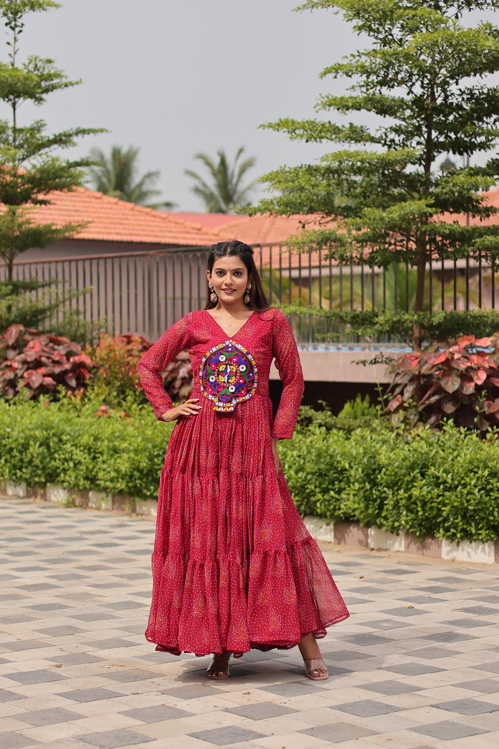 "New garba style gawn | Krushi Life style"