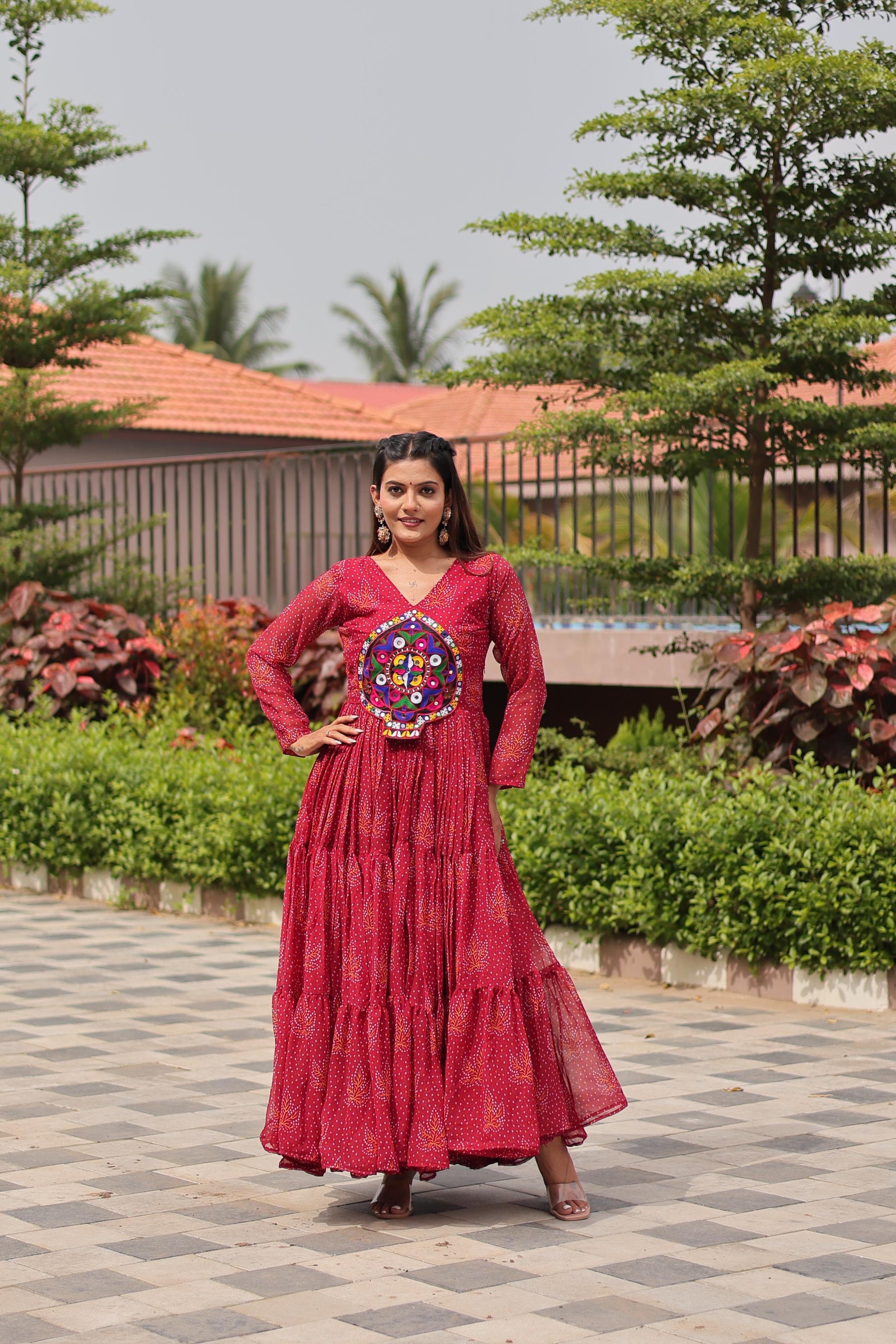 "New garba style gawn | Krushi Life style"